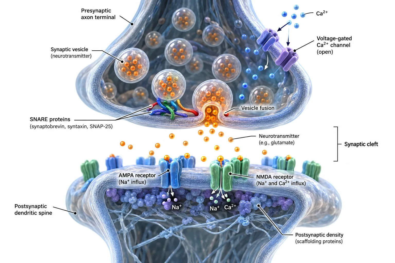 Synaptic vesicle release